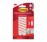 Command Large White Adhesive Strip (Holds)4.4Kg, Set Of 8