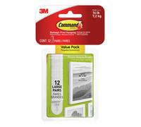 Command Large Picture Hanging Strips-White 12 Sets/Pkg