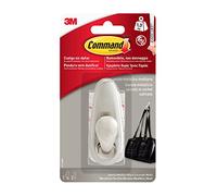 Command 54979 Forever Medium FC12-BN Polished Classic Metal Hook, Brushed Nickel Classico, M