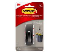 Command Medium Modern Reflections Metal Hook Holds up to 5 lb Oil Rubbed Bronze 1 Wall Hook with 2 Command Strips Damage Free Hanging Hooks for Ha
