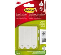 Command Medium Picture Hanging Strips, Pack of 4 x 2 Adhesive Strips, White