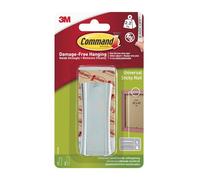 Command Metal Universal Picture Hanger - 1 Hook and 2 Large Adhesive Strips - For Pictures Frames, Mirrors, Wall Decor and Clocks - Damage Free Hanging - Holds up to 2.2 kg