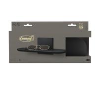 Command Metal Wall Shelf, Matte Black, 1 Shelf and 8 Strips | Damage-Free Wall Shelf for Small Trinkets and Accessories, Holds 2.2 kg, No Tools, Removes Cleanly