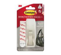 Command Mr03-Bn Large Modern Reflections Brushed Nickel Metal Hook 2.2Kg One Colour (One Size)