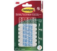 Command Outdoor Clips for Hanging Christmas Decora