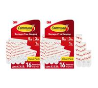Command (Pack of 2) Replacement Adhesive Strips - 8Ct