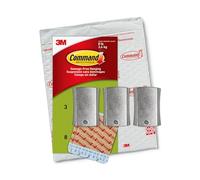 Command PH048-3NA Universal Frame Hanger, Holds 8 lbs, White, Decorate Damage-Free, Easy to Open Packaging, Jumbo, 3