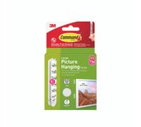 Command Pic Hang Strip L WHT PK8