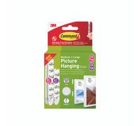 Command Pic Hang Strip M+l WHT PK24