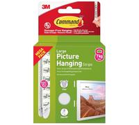 Command Picture & Frame Hanging Strips Value Pack, Large, White - 12 Pairs (24 Strips) - Damage Free Hanging - For Pictures, Frames, Mirrors, Wall décor and Signs