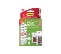 Command Picture Hanging Strips 12 Pairs Large + Extra Large White (Pack of 24) 7100336386