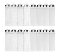 Command Picture Hanging Strips - 24Pairs Heavy Duty Adhesive Wall Hooks for Frames, Mirrors, Canvas, Posters & Wall Décor - No Nails, Damage-Free Hanging - Large & Medium Refill Mounting Kit