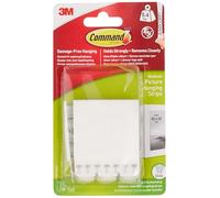 Command 17204-12ES 07248000796 CMND PIC HANG STRIP VP 12 Pairs White Picture