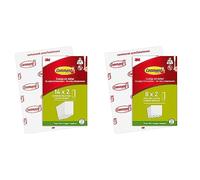 Command Picture Hanging Strips, Value Pack - 14 x 2 Narrow Adhesive Strips - White & Picture Hanging Strips, Value Pack - 8 x 2 Medium Adhesive Strips - For Pictures, Frames, Mirrors, Wall décor
