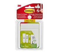 Command Picture Hanging Strips, Value Pack, 4x2 Pairs of Medium, 8x2 Pairs of Large - Damage Free Hanging