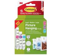 Command Picture Hanging Strips, Value Pack - 8 Large, 6 Medium, 4 Small Pairs | Damage-Free Hanging for Photos, Frames, Mirrors, Wall Décor and Signs