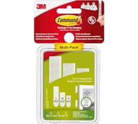 Command Picture Hanging Strips, Value Pack - 8 Pairs of Large (16 Strips), 6 Pairs of Medium (12 Strips), 4 Pairs of Small (8 Strips) - For Pictures, Frames, Mirrors, Wall decor - Damage Free Hanging