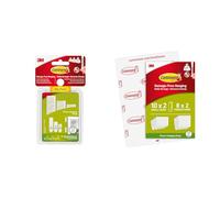 Command Picture Hanging Strips, Value Pack - 8 Sets L, 6 Sets M + 4 Sets S & Picture Hanging Strips, Value Pack - 10 x 2 Small and 8 x 2 Medium Adhesive Strips - For Pictures & Frames