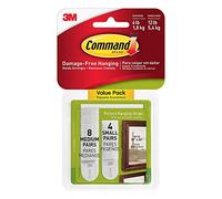 Command Picture Hanging Strips Variety Value Pack, 4-Small and 8-Medium Pairs (17203-ES)