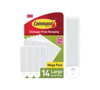 Command Picture Hanging Strips White Large (Pack of 14) 7100349354