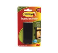 Command Picture Strips (Pack Of 4) Black (Large)