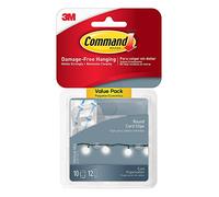 Command Plastic Cord Clip, Clear, 10 Hooks, 80-Clips