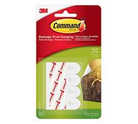 Command Poster Hanging Strips, 36 Strips, White, Update