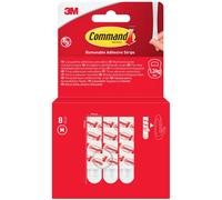 Command Removable Adhesive Strips, Pack of 8 Mediu