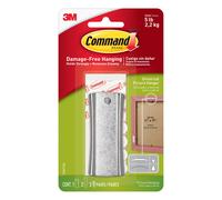 Command Sawtooth Sticky Nail & Stabilizer Strips, 1,Hangers, 2,Strips,