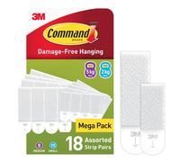 Command Small & Medium Picture Hanging Strips - Pack of 18