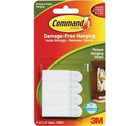 Command Small Picture Hanging Strips, 17202 (1 Pack of 4 Sets) (4)