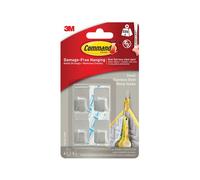 Command Small Stainless Steel Metal Hooks (Pack of 4) 7100191582
