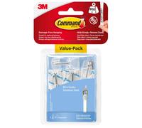Command Small Wire Toggle Hooks, 6 Hooks and 8 Str