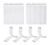 Command Strips, Medium Heavy Duty Frame Hanging Strips 24 Pairs (48 Strips), No Nails Command Picture Hanging Strips, Double Sided Adhesive Wall Hanging Strips(16 * 92mm)