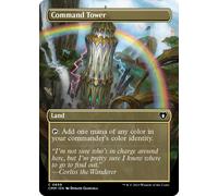 Command Tower (Borderless Art foil) | Commander Masters