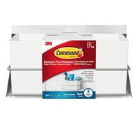 Command Wall and Cabinet Organizer, Satin Nickel, 0.13 cm x 0.11 cm x 0.24 cm