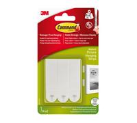 Command Medium Picture Hanging Strips-White 4 Sets/Pkg