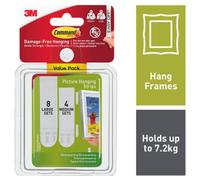 Command White Picture Hanging Strips - Pack of 12