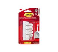 Command™ 17067-9VP White Wire Hooks Value Pack (Pack 9)
