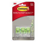 Command Wire Hooks with Strips - Small, Green