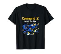 Command Z Saves The Day Data Science Superhero T-Shirt