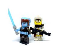 Commandant Bly Jedi Aayla Secura Star Wars Clone Wars 327th Star Corps Custom-minifiguren