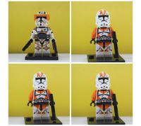 (commander cody and utapau clones) Star Wars Clone Storm Troopers Fit Lego
