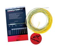 Commander Fly Line 6wt, Weight Forward, Floating Line, Trout Line, Braided Core, Long Distance Casting, Roll Casting, No Coils, Bi-Color, Welded Loops, 4 Sizes, 3 wt, 4 wt, 5 wt, 6 wt