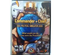 COMMANDER in CHIEF. Geo-Political Simulator 2009. What would you do, if you were the President? PC DVD-ROM SOFTWARE.