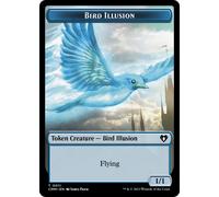 Commander Masters - Bird Illusion Token (Foil) | Commander Masters