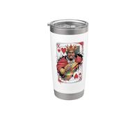 Commanding Figure Breaking Through Art Stainless Steel Insulated Tumbler