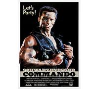 Commando Arnold Schwarzenegger Poster/Print/Picture Satin Photo Paper - A3-297mm x 420mm