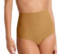 commando - Classic Control Thong | Silky Soft & Shaping No Show Thong | Comfortable Raw-Cut Edges | Machine Washable, Caramel, M