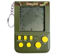 Commando Keyring Handheld Arcade Game - Retro Mini Portable Handheld Commando Game. LCD Screen Original Gameplay & Sounds. Retro Gaming Arcade Classic. Pocket Key Ring Game.